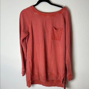 Soft Surroundings Cozy women’s Coral Pull over Sweater size XL
